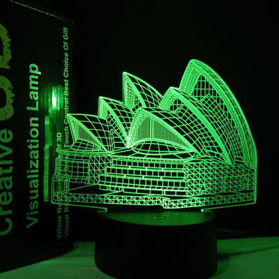 Creative 3d Light Bedroom Bedside