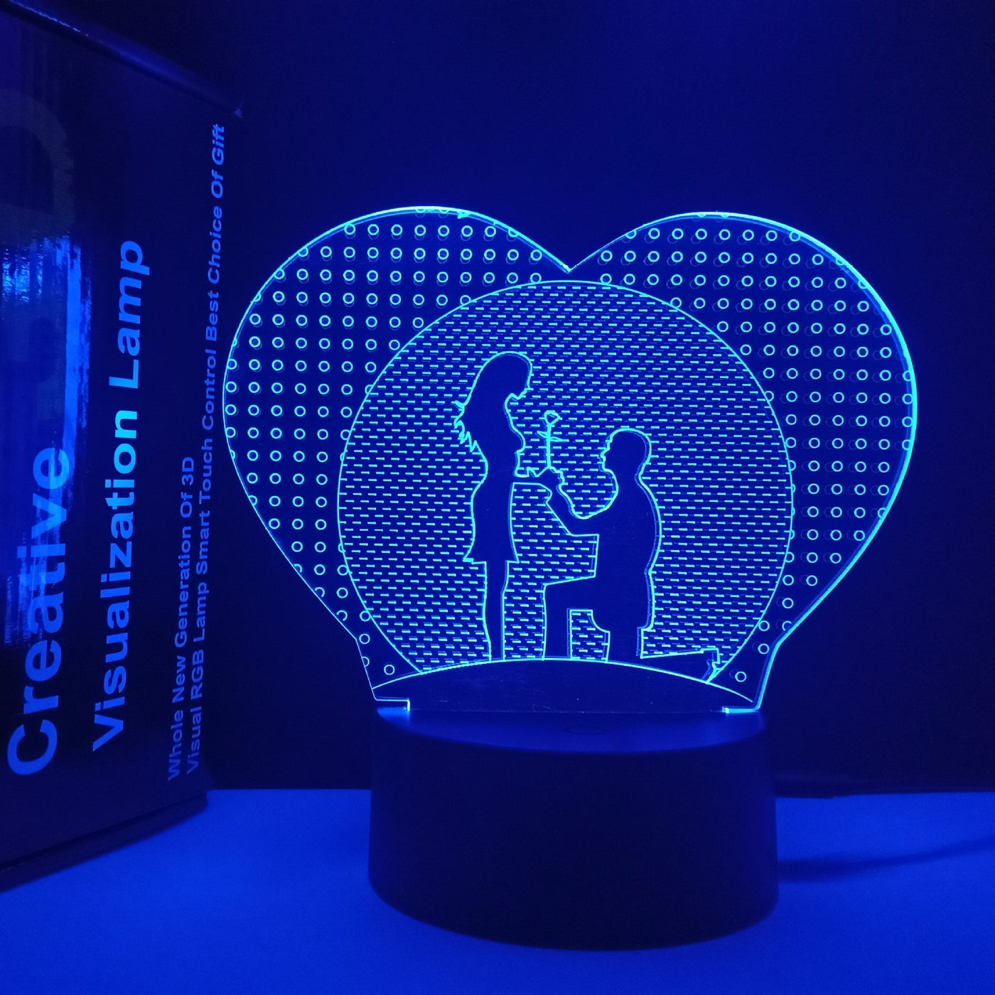 Creative 3d Light Bedroom Bedside