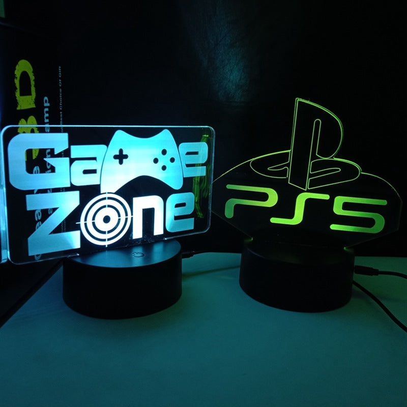 Creative 3d Light Bedroom Bedside