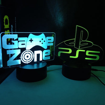 Creative 3d Light Bedroom Bedside
